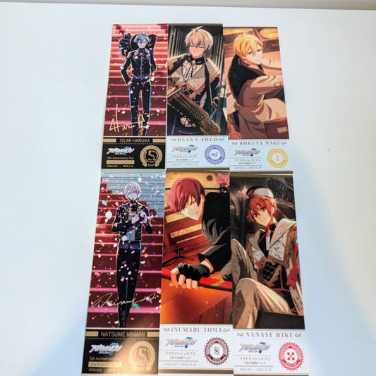 Idolish7 Bookmark Set of 6