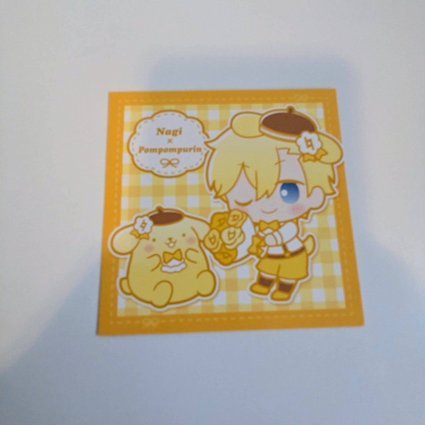 Idolish7 Sanrio Mini Card Nagi Pompompurin