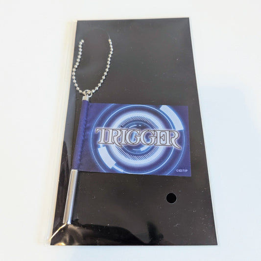 Idolish7 TRIGGER LIVE CROSS "VALIANT" Exhibition Flag Keyholder