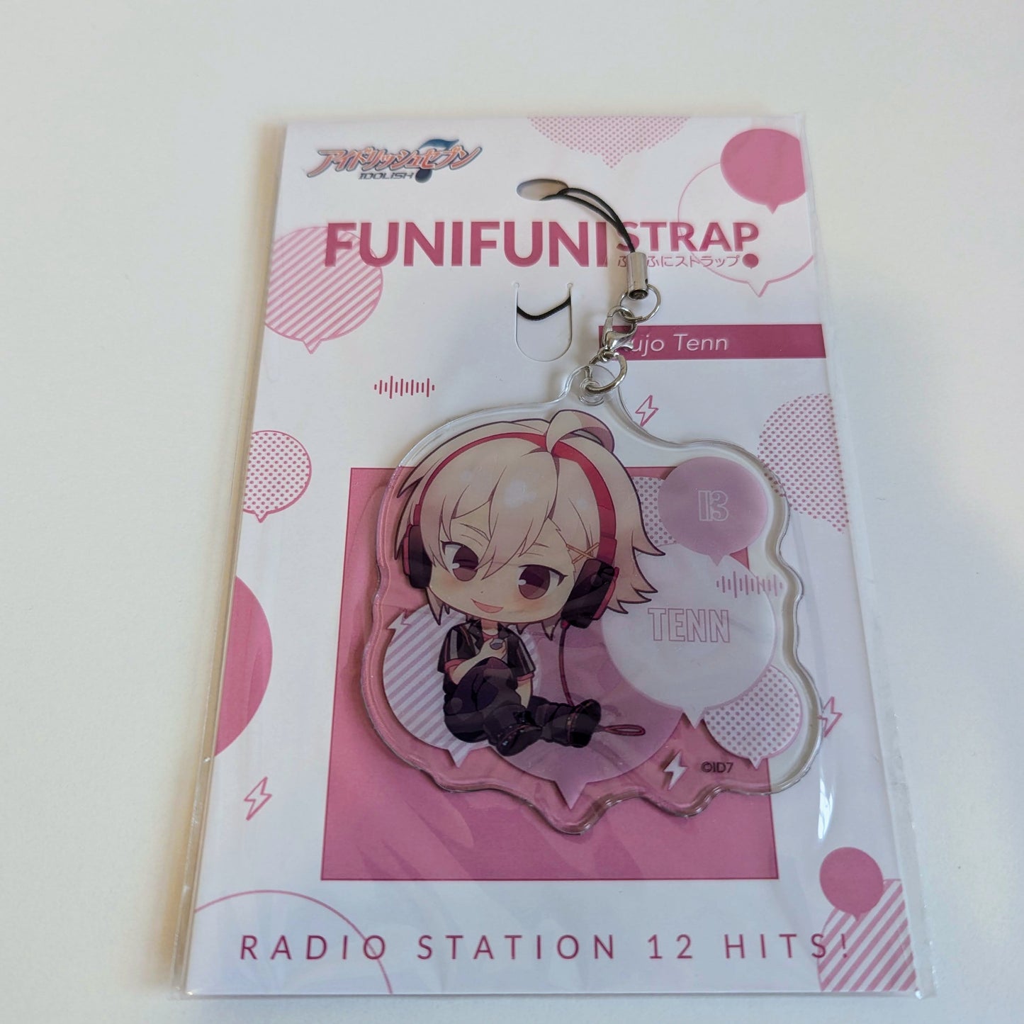 Idolish7 Funifuni Strap Radio Station 12 Hits Keychain Kujo Tenn