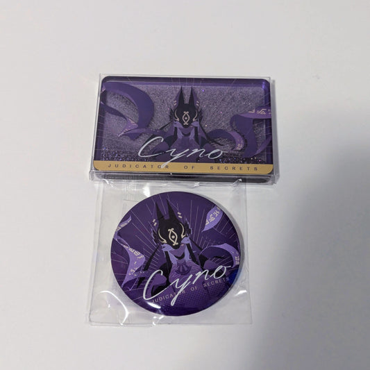 Genshin Impact Can Badge Acrylic Stand Set of 2 Cyno