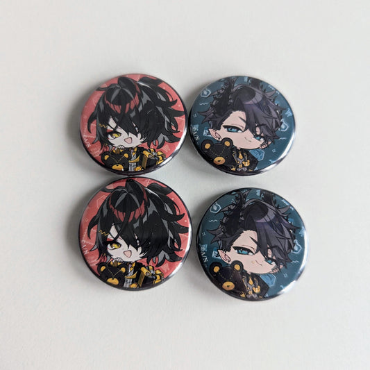 NIJISANJI EN Can Badge Button Set of 4 Vox Ren