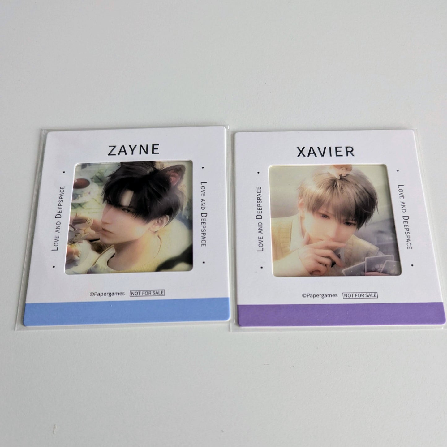 Love and Deepspace Card Set of 2 Zayne Xavier