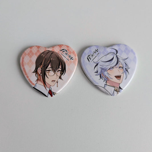 NU: Carnival Animate Cafe Can Badge Set of 2 Yakumo Blade