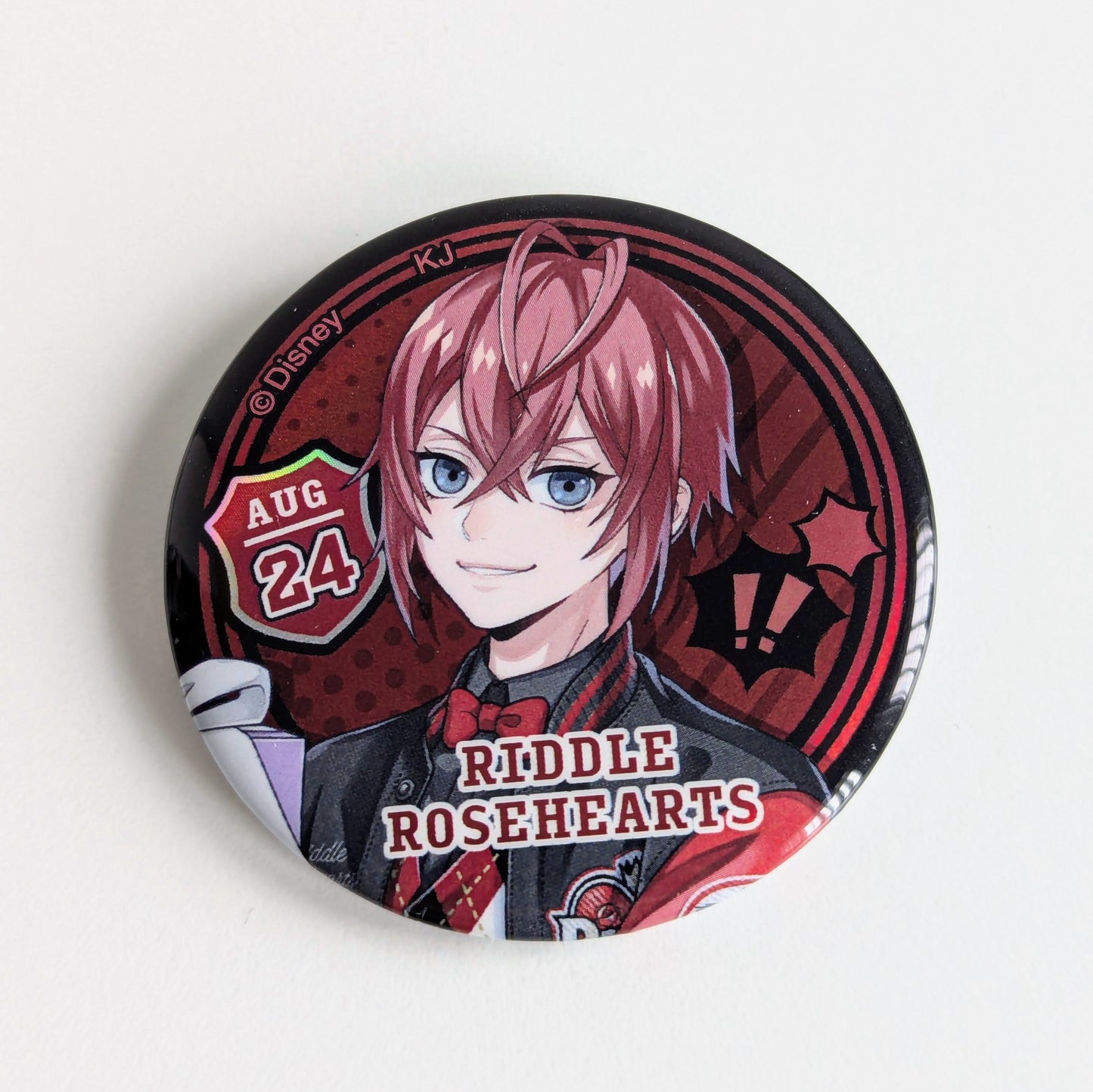 Twisted Wonderland Union Birthday Can Badge Button