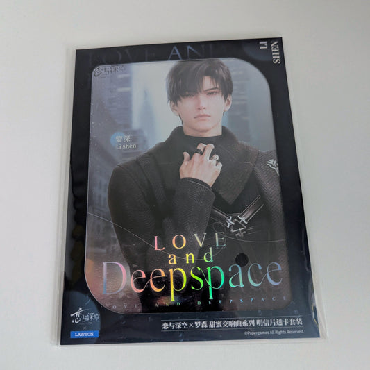 Love and Deepspace X Lawson Sweet Symphony Post Card Set Zayne
