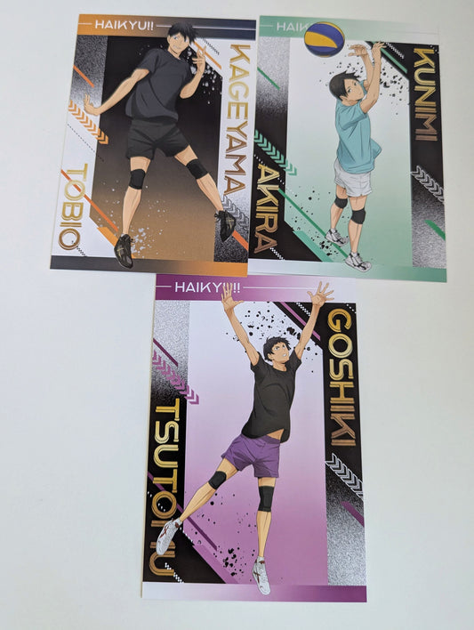 Haikyuu Postcards Set of 3