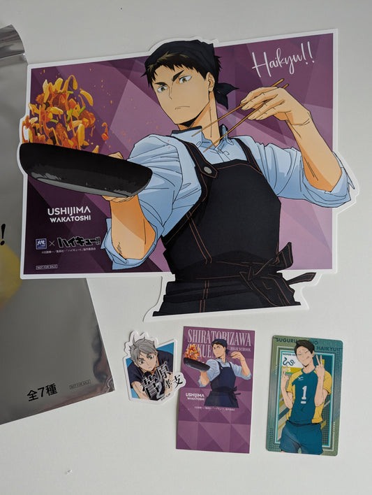 Haikyuu x Ootoya Collaboration Ushijima Card Sets