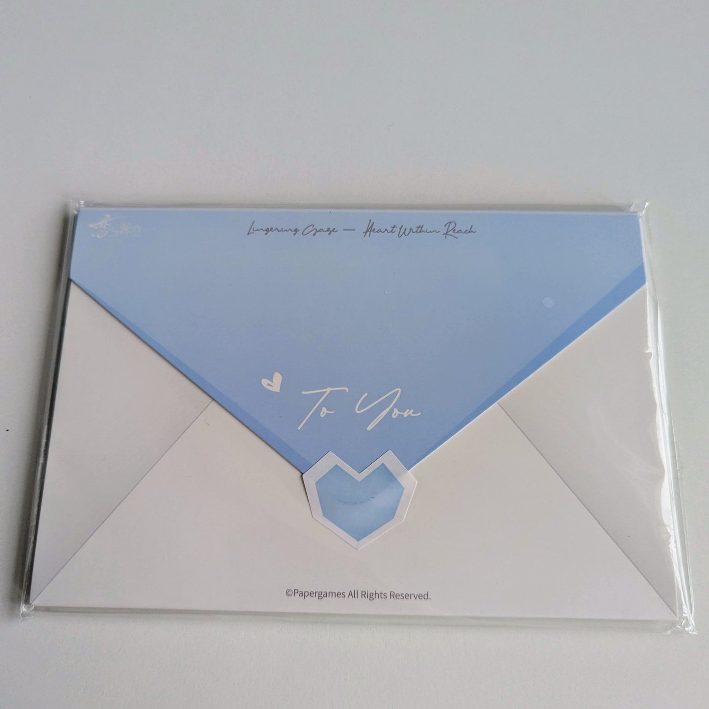 Love and Deepspace Lingering Gaze Card + Sticker Sheet Bundle Zayne
