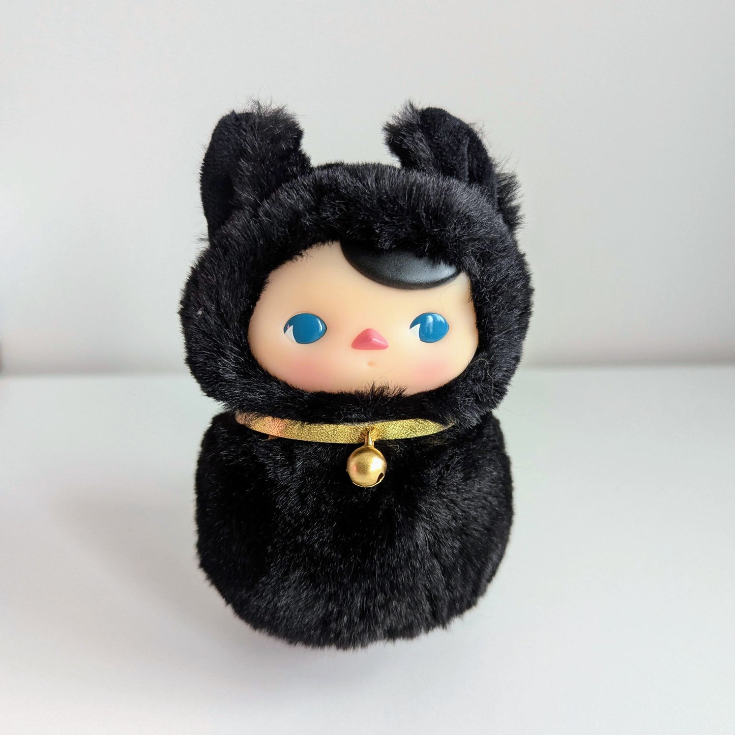 Pop Mart Pucky Roly Poly Kitty Vinyl Plush Series Black Cat