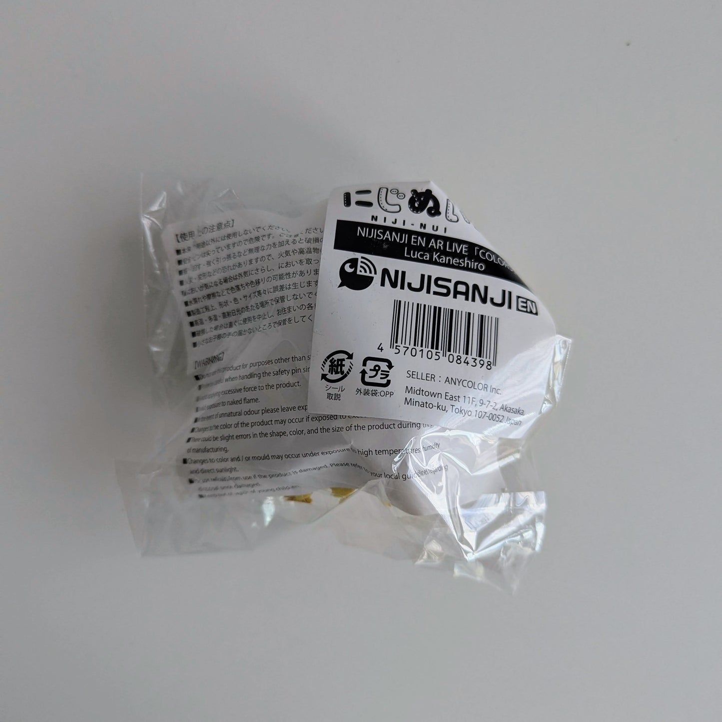 NIJISANJI EN AR LIVE COLORS Nijinui Badge Luxiem Luca Kaneshiro