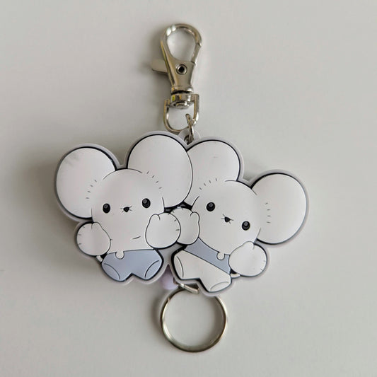 Pokemon Tandemaus Rubber Keychain