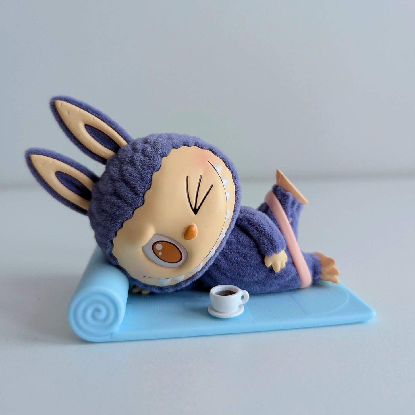Pop Mart THE MONSTERS Labubu Lazy Yoga Series Americano Figure