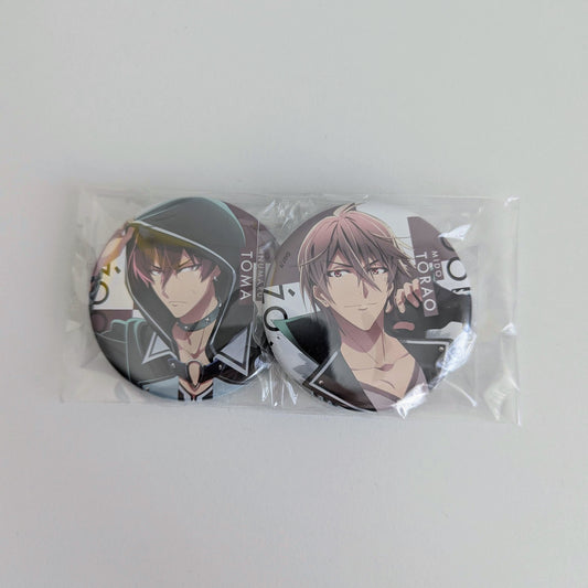 IDOLiSH 7 Zool Can Badge Set of 2 Toma Inumaru Torao Mido