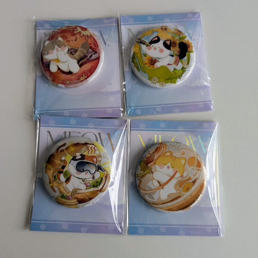 Love and Deepspace VIP Box Mew Cat Can Badge