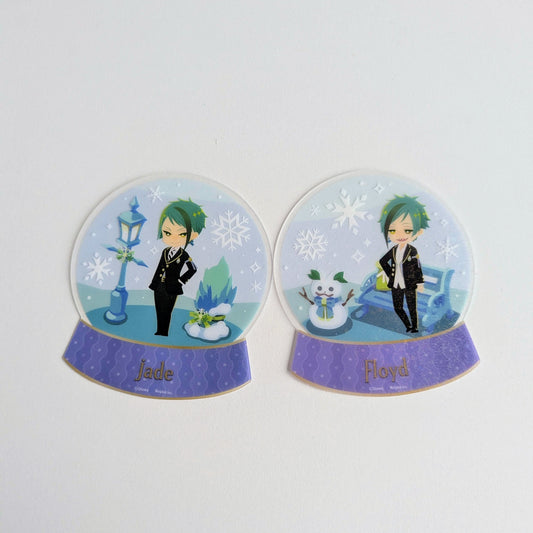 Twisted Wonderland Christmas Ornament Clear Card Jade Floyd