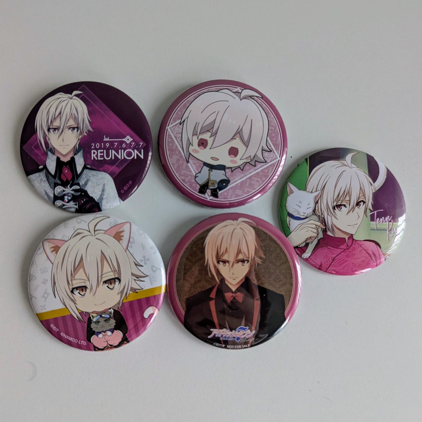 Idolish7 Trigger Tenn Can Badge Set