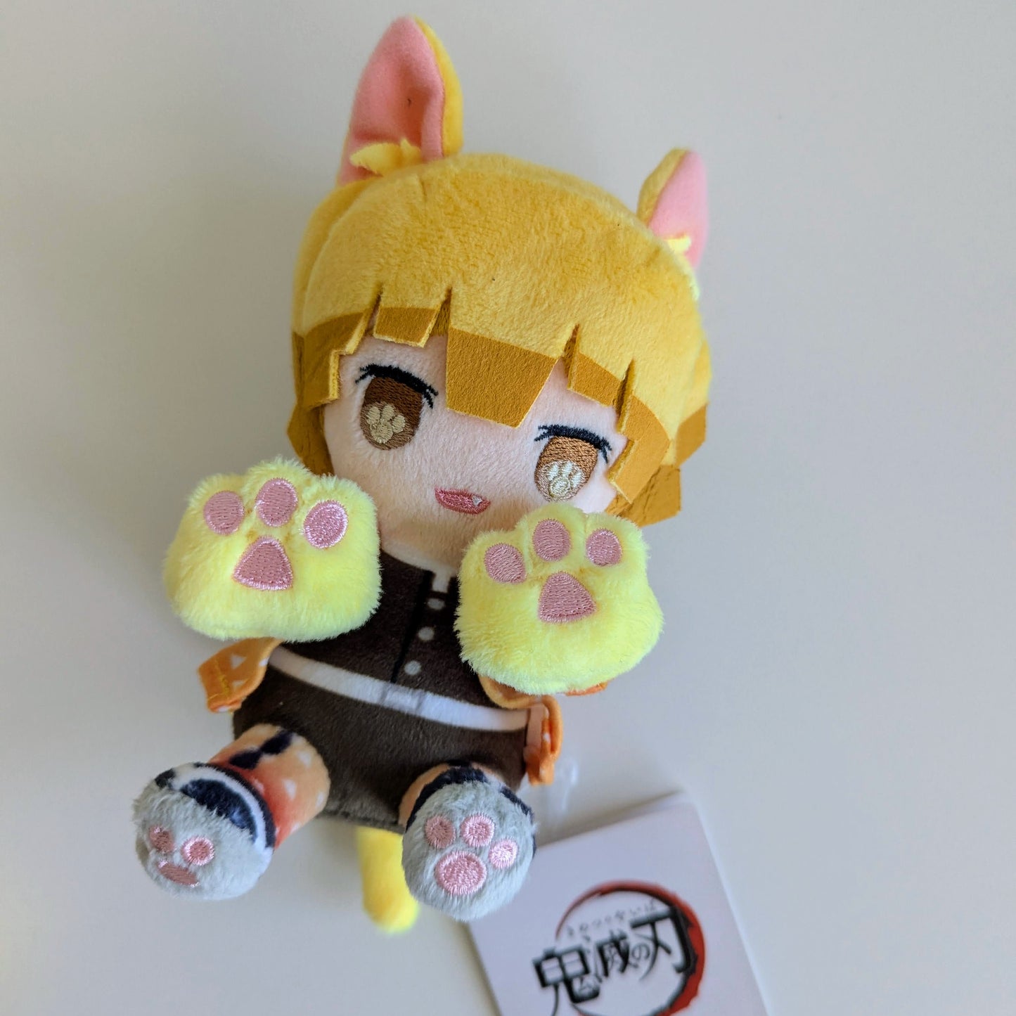 Demon Slayer Kimetsu no Yaiba Nyaforme Plush Doll Zenitsu