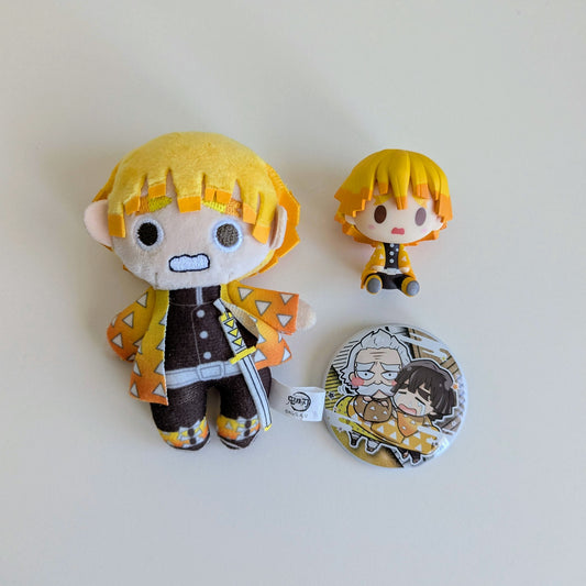 Demon Slayer Kimetsu no Yaiba Zenitsu Plush Set of 3