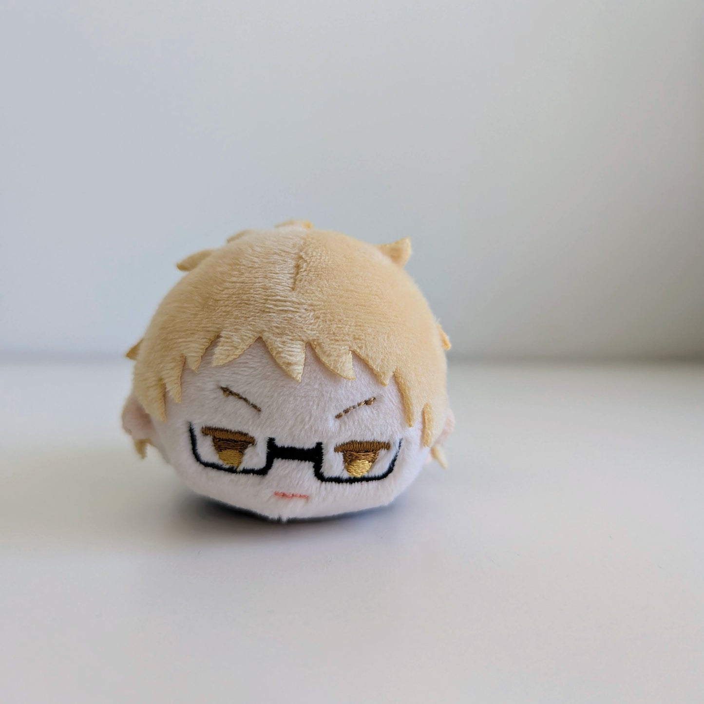 Haikyuu Mochi Plush Mascot Tsukishima (Jersey ver)