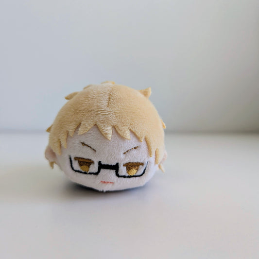 Haikyuu Mochi Plush Mascot Tsukishima (Jersey ver)