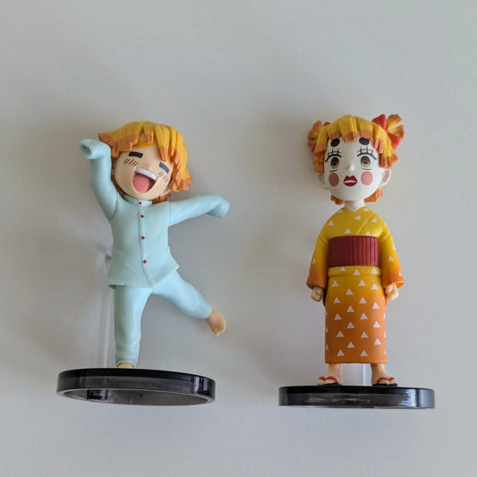 Demon Slayer Zenitsu Mini Figures Set of 2