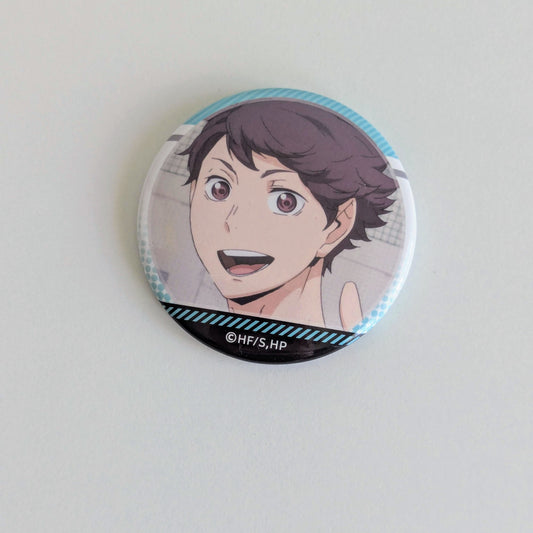 Haikyuu Can Badge Toru Oikawa