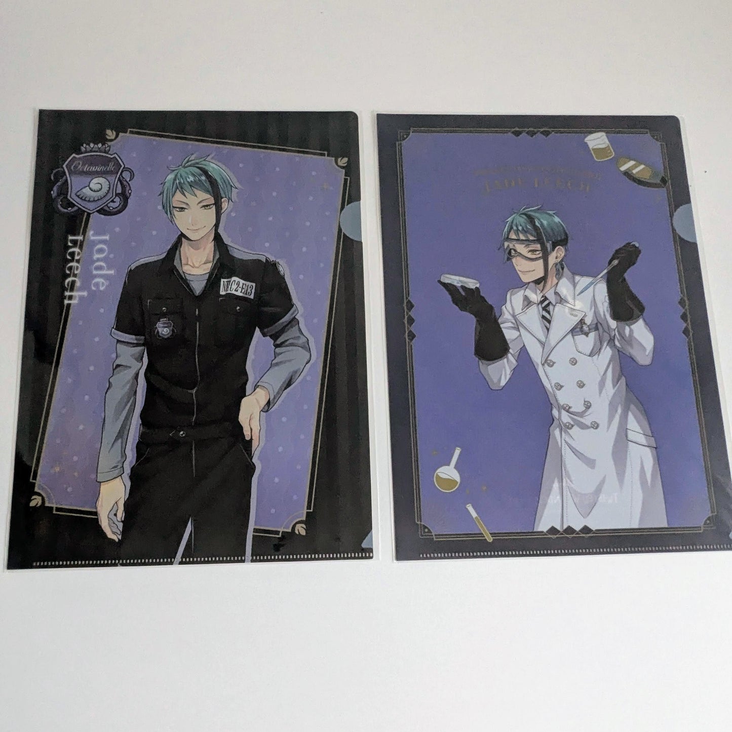 Twisted Wonderland Jade Leech Folders Set of 2