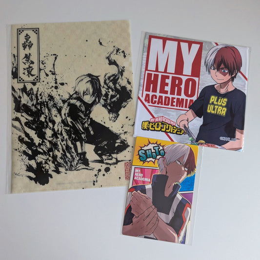 My Hero Academia Shoto Todoroki Folder Postcard Set of 3