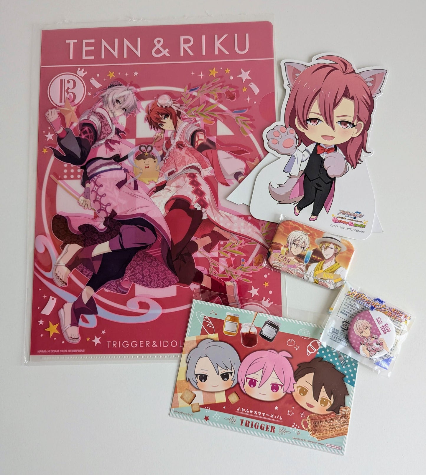 Idolish7 Kujo Tenn Riku Assorted Merch Set