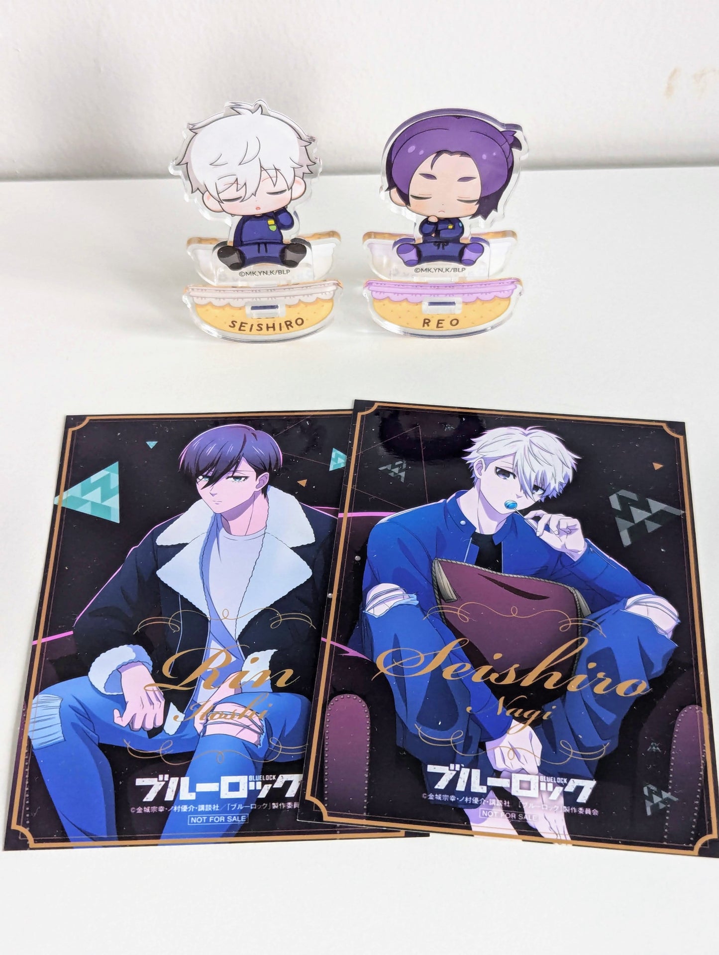 Blue Lock Folders Arcylic Stand Set of 4 Nagi Reo