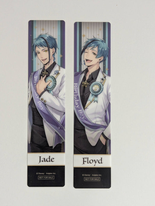 Twisted Wonderland Birthday Bookmark Set of 2 Jade Floyd