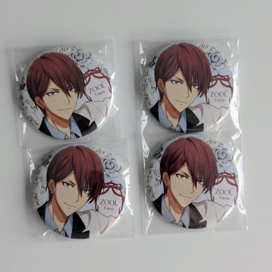 Idolish7 Zool Toma Can Badge Set of 4