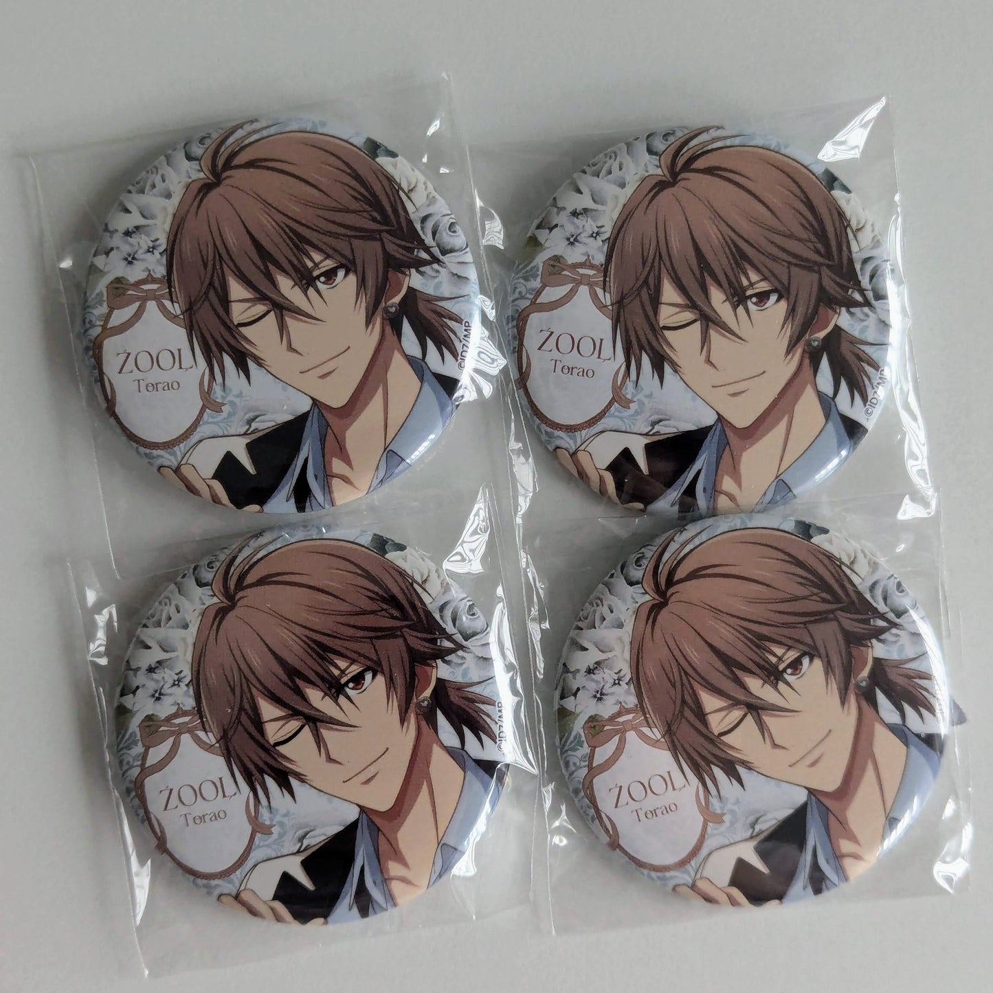 Idolish7 Zool Torao Can Badge Set of 4