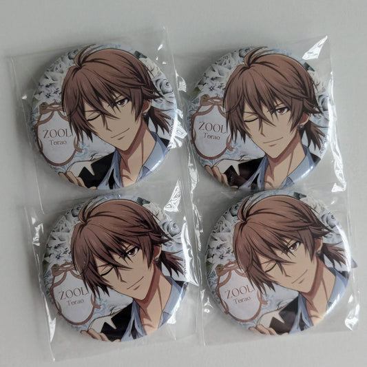 Idolish7 Zool Torao Can Badge Set of 4