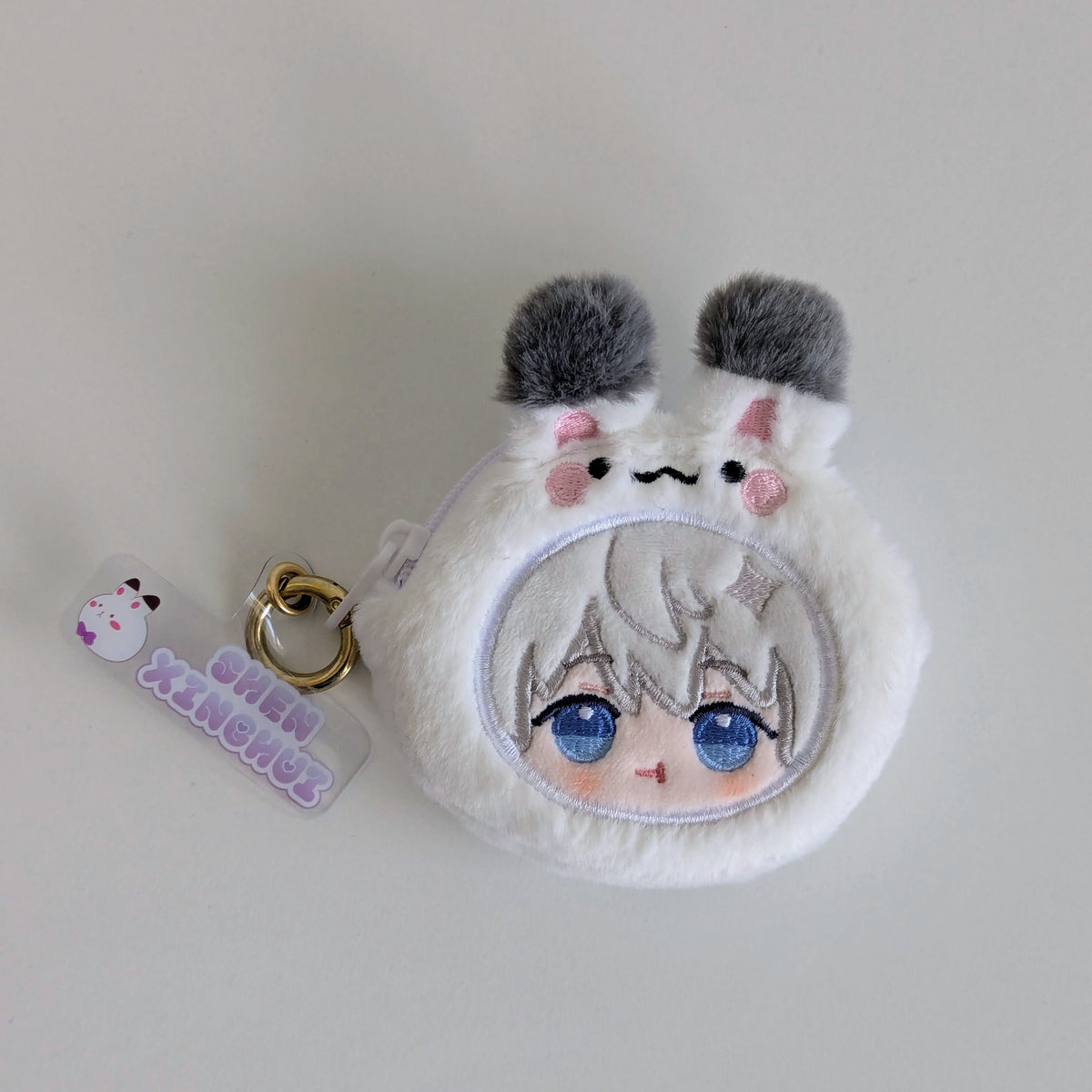 Love and Deepspace Velvet Heart Embrace Plush Phone Strap