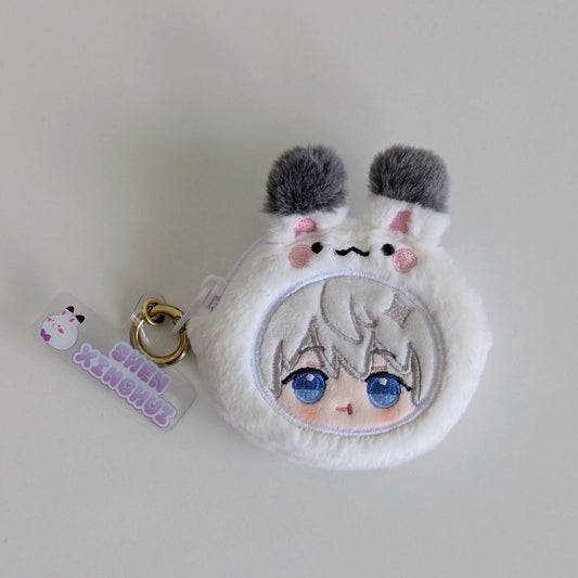 Love and Deepspace Velvet Heart Embrace Plush Phone Strap
