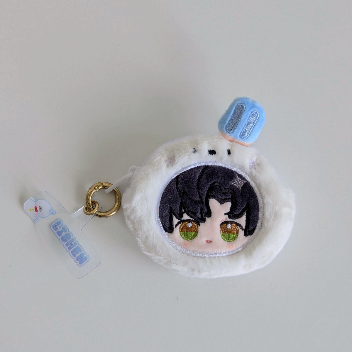 Love and Deepspace Velvet Heart Embrace Plush Phone Strap