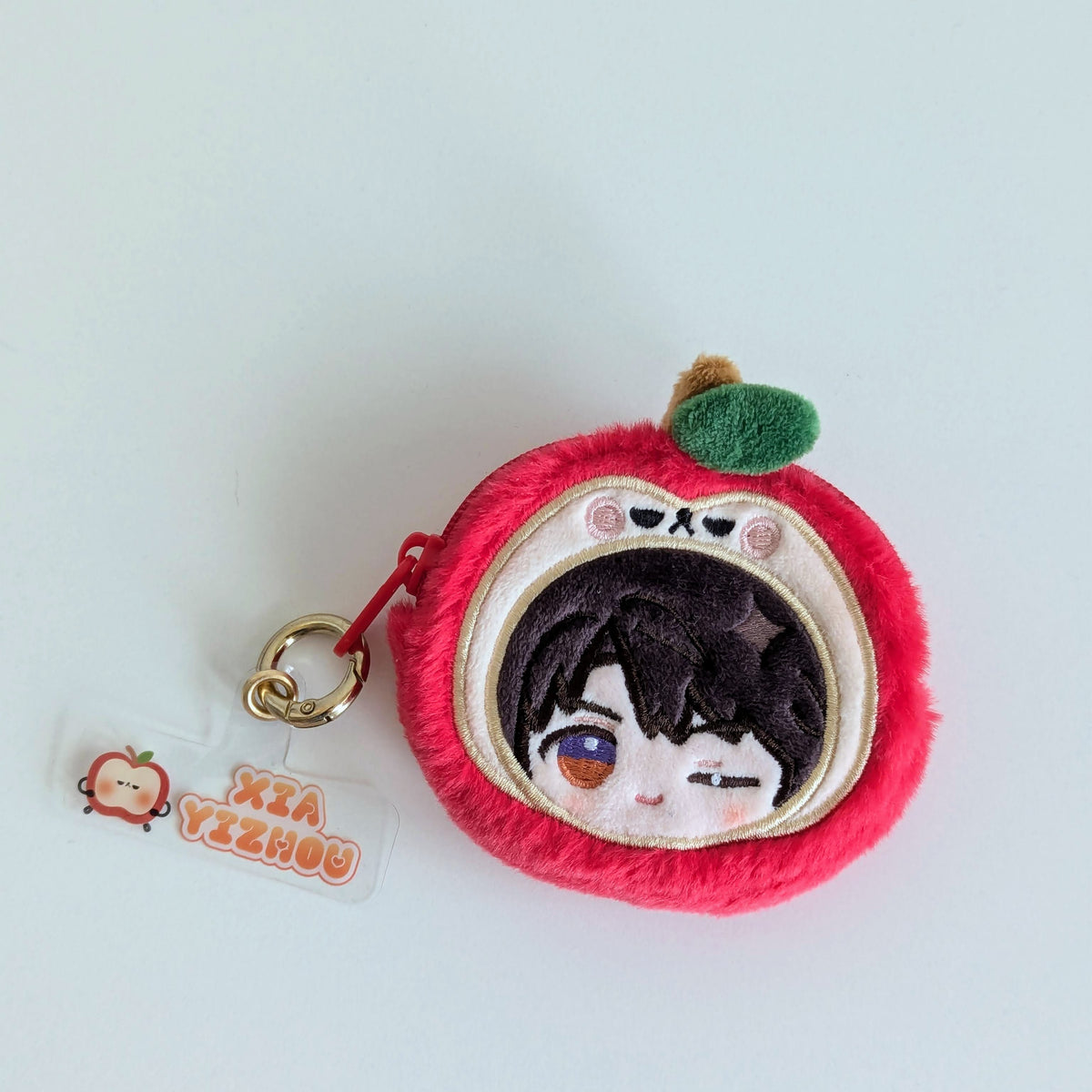 Love and Deepspace Velvet Heart Embrace Plush Phone Strap