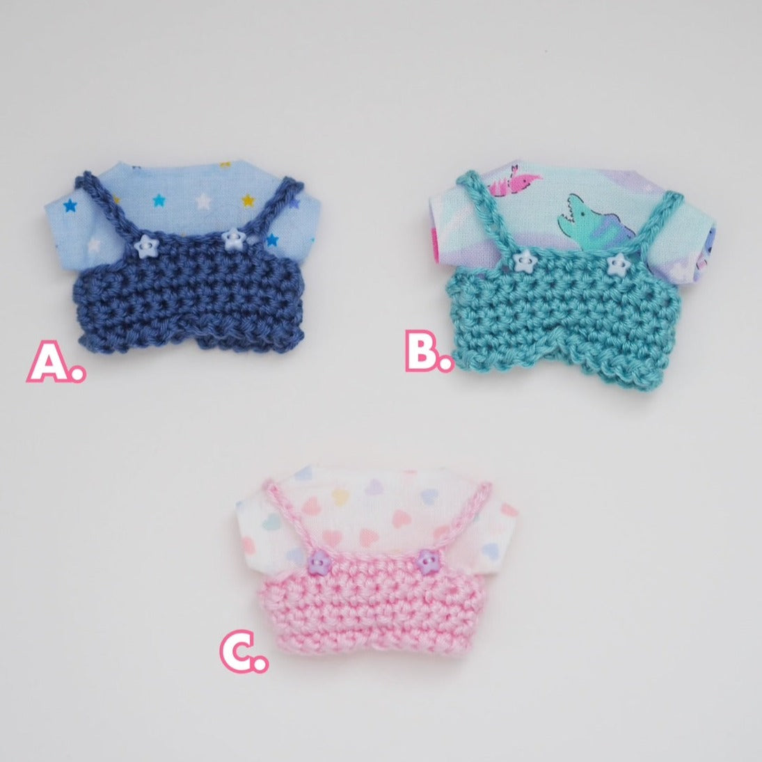 Knitted Pants Set for 10cm 11cm Plush Niji Puppet