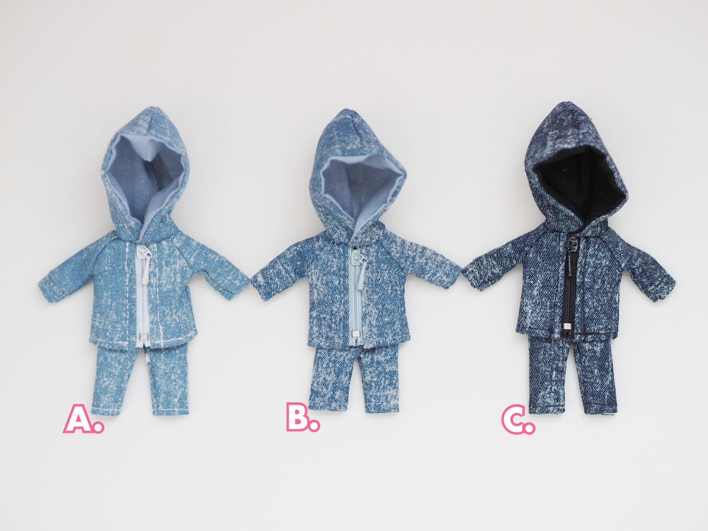 Zipper Hoodie Set