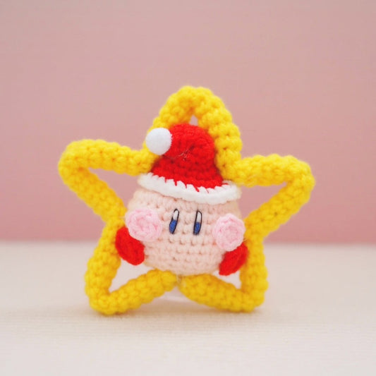 Crochet Christmas Kirby Star