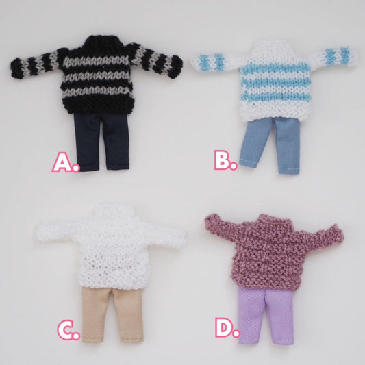 Hand Knit Sweater Sets