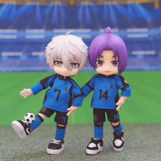 Blue Soccer Anime Jersey Set