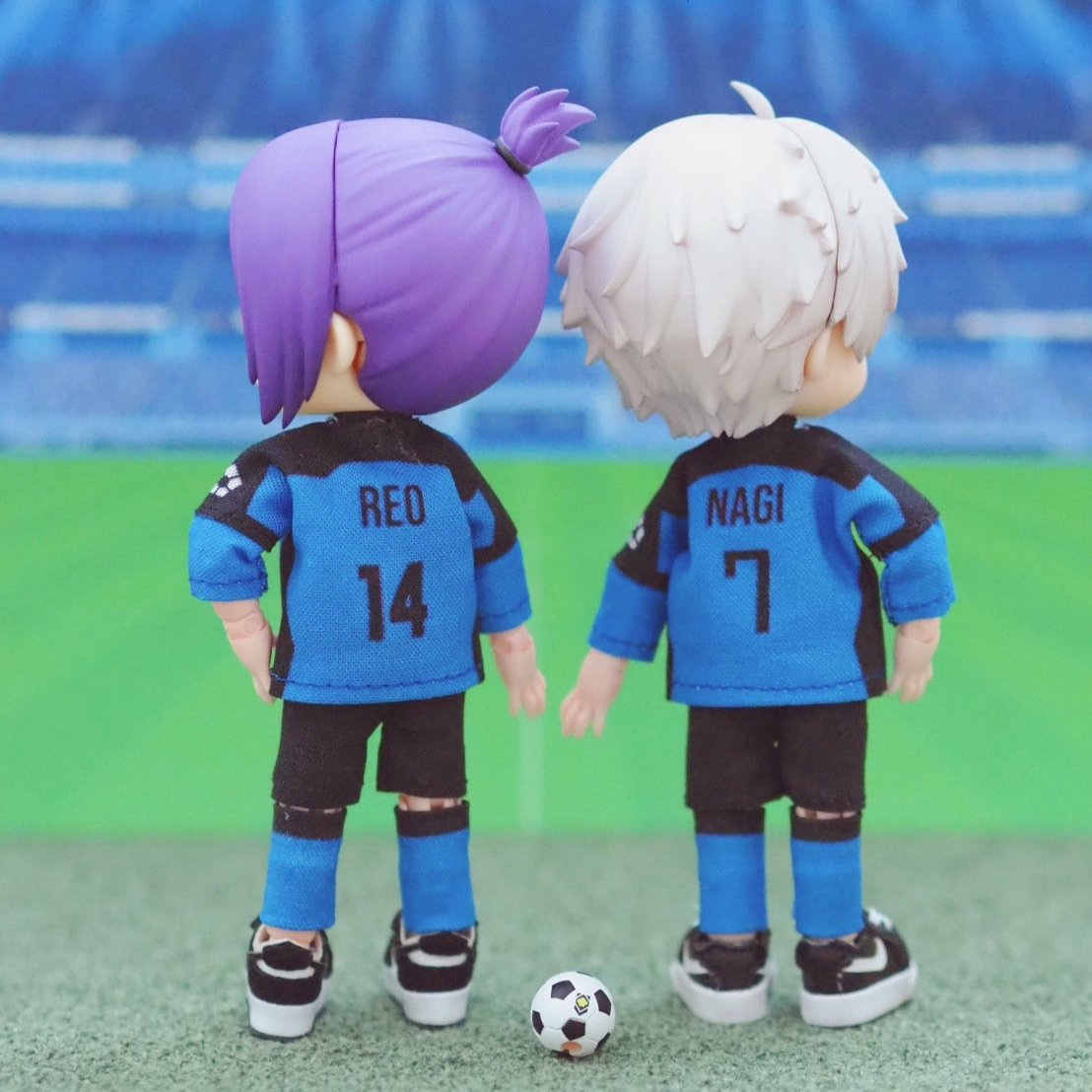 Blue Soccer Anime Jersey Set