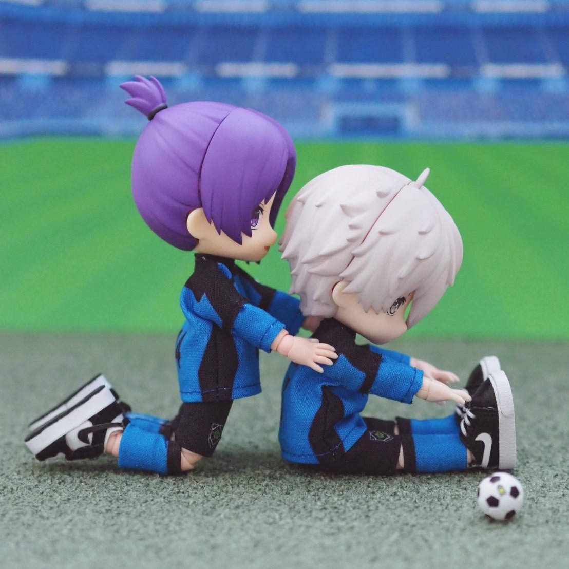 Blue Soccer Anime Jersey Set