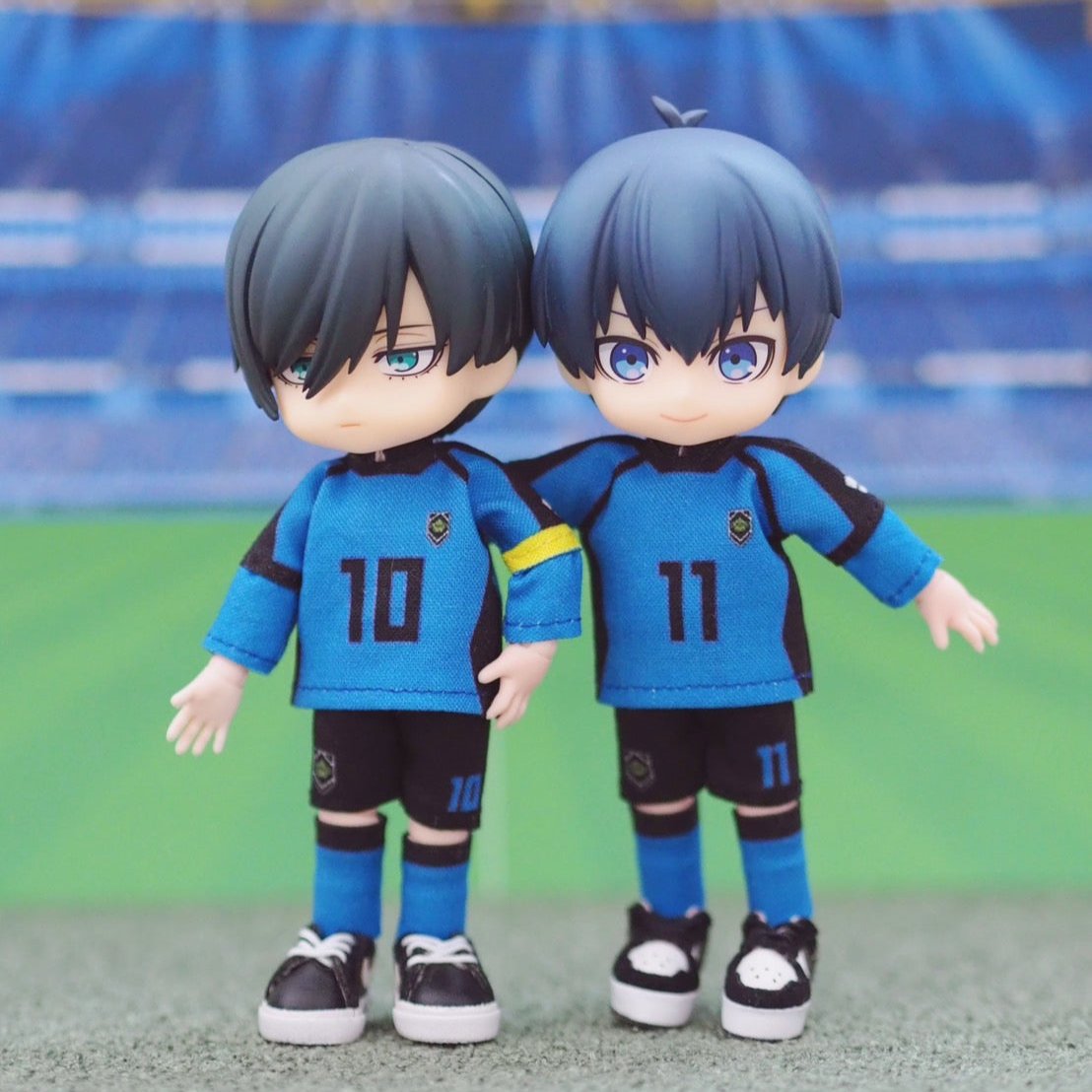 Blue Soccer Anime Jersey Set