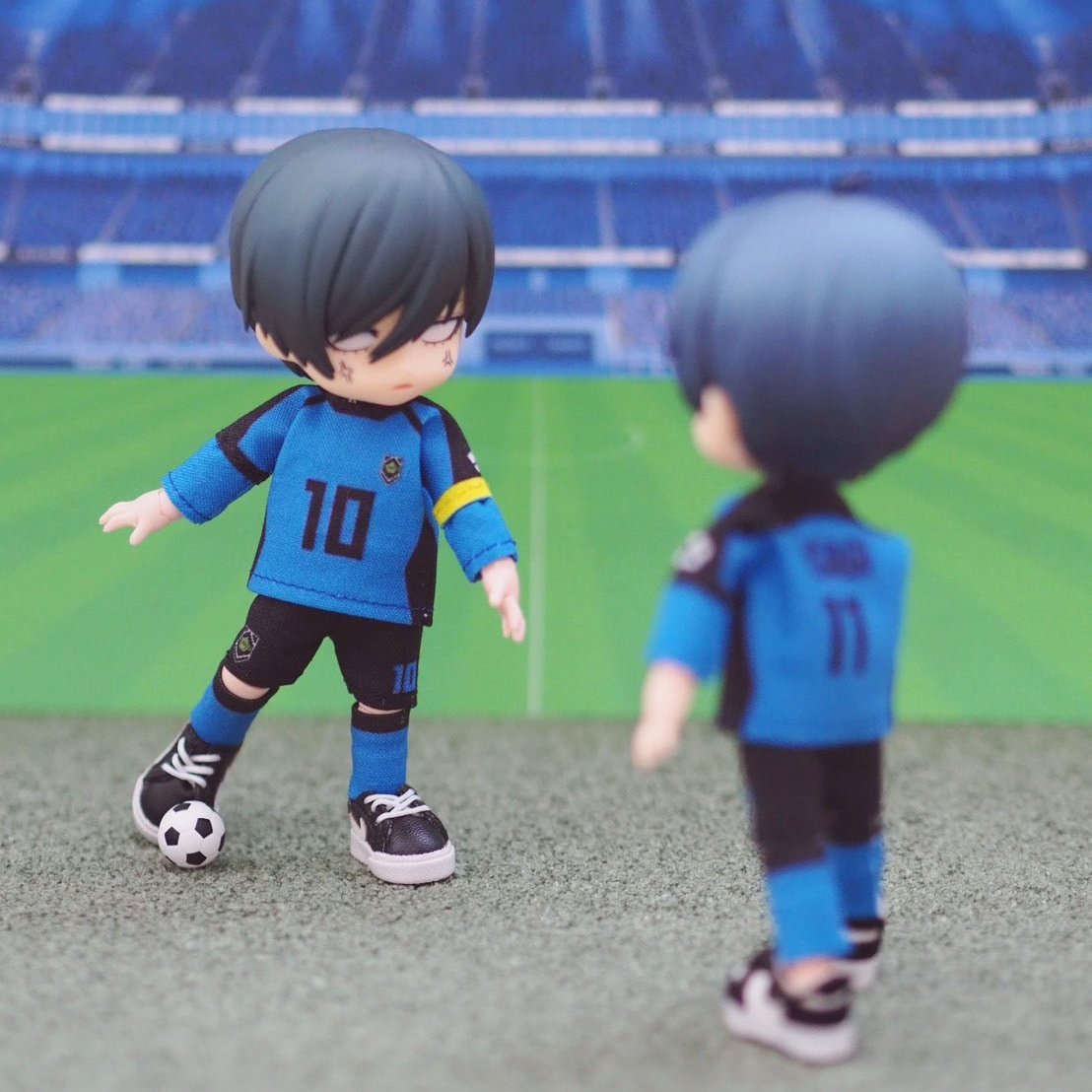 Blue Soccer Anime Jersey Set