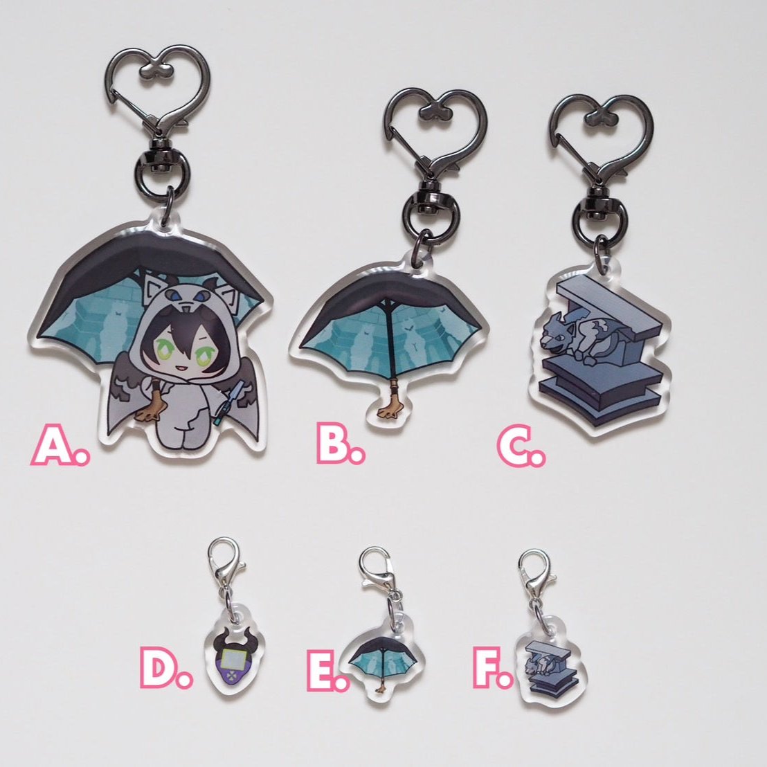 Twst Malleus Fan Art Keychains