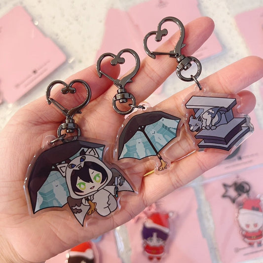 Twst Malleus Fan Art Keychains